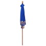 Parasol Balinés Azul 215 x 215 x 260 cm Algodón en Sombrillas | Comprar online en Foru.es