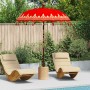 Parasol Balinés Rojo 185 x 185 x 260 cm Algodón en Sombrillas | Comprar online en Foru.es