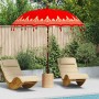 Parasol Balinés Rojo 215 x 215 x 260 cm Algodón en Sombrillas | Comprar online en Foru.es