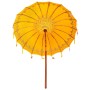 Parasol Balinés Amarillo 185 x 185 x 260 cm Algodón en Sombrillas | Comprar online en Foru.es
