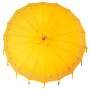 Parasol Balinés Amarillo 185 x 185 x 260 cm Algodón en Sombrillas | Comprar online en Foru.es