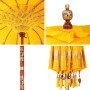 Parasol Balinés Amarillo 185 x 185 x 260 cm Algodón en Sombrillas | Comprar online en Foru.es