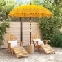 Parasol Balinés Amarillo 215 x 215 x 260 cm Algodón en Sombrillas | Comprar online en Foru.es