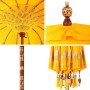 Parasol Balinés Amarillo 215 x 215 x 260 cm Algodón en Sombrillas | Comprar online en Foru.es