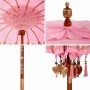 Parasol Balinés Rosa 185 x 185 x 260 cm Algodón en Sombrillas | Comprar online en Foru.es