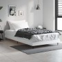 Estructura de cama madera de ingeniería blanca 90x190 cm de vidaXL, Camas y somieres - Ref: Foro24-832301, Precio: 78,23 €, D...