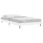 Estructura de cama madera de ingeniería blanca 90x190 cm de vidaXL, Camas y somieres - Ref: Foro24-832301, Precio: 78,23 €, D...
