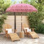 Parasol Balinés Rosa 215 x 215 x 260 cm Algodón en Sombrillas | Comprar online en Foru.es