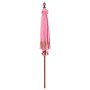 Parasol Balinés Rosa 215 x 215 x 260 cm Algodón en Sombrillas | Comprar online en Foru.es
