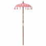 Parasol Balinés Rosa 95 x 95 x 260 cm Algodón en Sombrillas | Comprar online en Foru.es