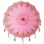 Parasol Balinés Rosa 95 x 95 x 260 cm Algodón en Sombrillas | Comprar online en Foru.es