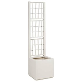 Maceta para Jardín Blanco 36 x 36 x 140 cm Polipropileno en Macetas y jardineras | Comprar online en Foru.es