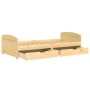 Sofá cama con 2 cajones madera maciza pino IRUN 90x200cm de vidaXL, Camas y somieres - Ref: Foro24-3185207, Precio: 204,90 €,...
