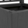 Maceta para Jardín Antracita 36 x 36 x 140 cm Polipropileno en Macetas y jardineras | Comprar online en Foru.es