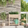 Macetero de Jardín con estante Beige 71 x 37 x 76,5 cm en Macetas y jardineras | Comprar online en Foru.es