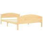 Estructura de cama de madera maciza de pino 160x200 cm de vidaXL, Camas y somieres - Ref: Foro24-322030, Precio: 135,47 €, De...