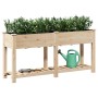 Macetero de Jardín con estante Beige 161 x 43 x 76,5 cm en Macetas y jardineras | Comprar online en Foru.es