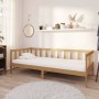 Sofá cama y colchón madera pino maciza marrón miel 90x200 cm de vidaXL, Camas y somieres - Ref: Foro24-3083612, Precio: 297,8...