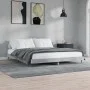 Concrete gray engineered wood bed frame 160x200cm by vidaXL, Beds and slatted bases - Ref: Foro24-832233, Price: 115,83 €, Di...