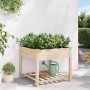 Macetero de Jardín con estante Beige 90 x 90 x 76,5 cm en Macetas y jardineras | Comprar online en Foru.es