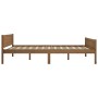 Estructura de cama madera maciza pino marrón miel 120x200 cm de vidaXL, Camas y somieres - Ref: Foro24-322112, Precio: 125,45...