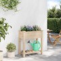 Macetero de Jardín con estante Beige 71 x 37 x 76,5 cm en Macetas y jardineras | Comprar online en Foru.es