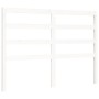 Estructura de cama con cabecero madera maciza blanco 120x200 cm de vidaXL, Camas y somieres - Ref: Foro24-3191902, Precio: 12...