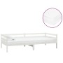 Sofá cama con colchón madera de pino maciza blanco 90x200 cm de vidaXL, Camas y somieres - Ref: Foro24-3083570, Precio: 272,3...