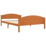 Estructura de cama madera maciza pino marrón miel 160x200 cm de vidaXL, Camas y somieres - Ref: Foro24-322040, Precio: 121,50...