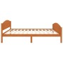 Estructura de cama madera maciza pino marrón miel 160x200 cm de vidaXL, Camas y somieres - Ref: Foro24-322040, Precio: 121,50...