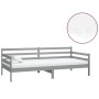 Sofá cama con colchón madera de pino maciza gris 90x200 cm de vidaXL, Camas y somieres - Ref: Foro24-3083581, Precio: 233,70 ...