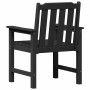 Silla de comedor de jardín. 2 pcs Negro 65,5 x 59 x 88 cm HDPE en Sillas de jardín | Comprar online en Foru.es