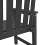 Silla de comedor de jardín. 2 pcs Negro 65,5 x 59 x 88 cm HDPE en Sillas de jardín | Comprar online en Foru.es