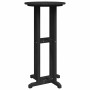 Mesa de Bar Negro 55 x 55 x 107 cm Polietileno en Mesas de jardín | Comprar online en Foru.es