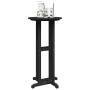 Mesa de Bar Negro 55 x 55 x 107 cm Polietileno en Mesas de jardín | Comprar online en Foru.es
