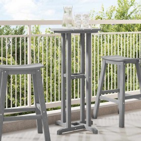 Mesa de Bar Gris Claro 55 x 55 x 107 cm Polietileno en Mesas de jardín | Comprar online en Foru.es