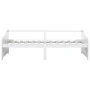 Sofá cama 3 plazas de madera maciza de pino blanco 90x200 cm de vidaXL, Camas y somieres - Ref: Foro24-322165, Precio: 87,52 ...