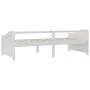 Sofá cama 3 plazas de madera maciza de pino blanco 90x200 cm de vidaXL, Camas y somieres - Ref: Foro24-322165, Precio: 87,52 ...