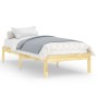 Estructura de cama madera maciza de pino 100x200 cm de vidaXL, Camas y somieres - Ref: Foro24-810007, Precio: 59,18 €, Descue...