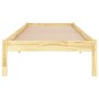 Estructura de cama madera maciza de pino 100x200 cm de vidaXL, Camas y somieres - Ref: Foro24-810007, Precio: 59,18 €, Descue...