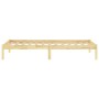 Estructura de cama madera maciza de pino 100x200 cm de vidaXL, Camas y somieres - Ref: Foro24-810007, Precio: 59,18 €, Descue...