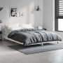 Estructura de cama madera de ingeniería blanco brillo 135x190cm de vidaXL, Camas y somieres - Ref: Foro24-832287, Precio: 127...