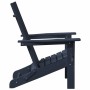 Silla Adirondack Plegable Azul marino 80,5 x 74,5 x 92 cm HDPE en Sillas de jardín | Comprar online en Foru.es