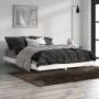 Estructura de cama madera de ingeniería blanco brillo 135x190cm de vidaXL, Camas y somieres - Ref: Foro24-832287, Precio: 127...