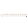 Estructura de cama madera de ingeniería blanco brillo 135x190cm de vidaXL, Camas y somieres - Ref: Foro24-832287, Precio: 127...
