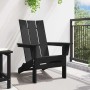 Silla Adirondack Plegable Negro 80,5 x 74,5 x 92 cm HDPE en Sillas de jardín | Comprar online en Foru.es