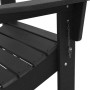 Silla Adirondack Plegable Negro 80,5 x 74,5 x 92 cm HDPE en Sillas de jardín | Comprar online en Foru.es
