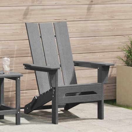 Silla Adirondack Plegable Gris Claro 80,5 x 74,5 x 92 cm HDPE en Sillas de jardín | Comprar online en Foru.es