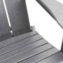 Silla Adirondack Plegable Gris Claro 80,5 x 74,5 x 92 cm HDPE en Sillas de jardín | Comprar online en Foru.es