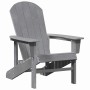 Silla Adirondack Gris Claro 82 x 74 x 92 cm HDPE en Sillas de jardín | Comprar online en Foru.es